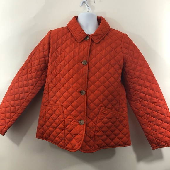 Banana Republic Jackets & Blazers - Banana Republic Orange Quilted Button Jacket XL